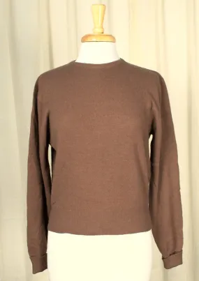 1950s Brown Cashmere Sweater