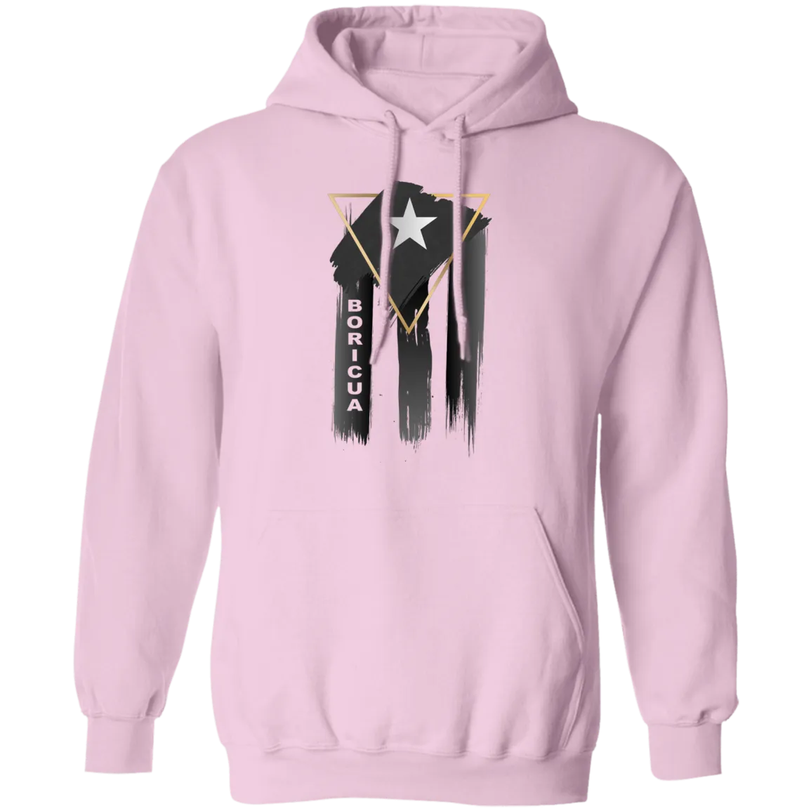 Abstract Boricua Black Flag Hoodie