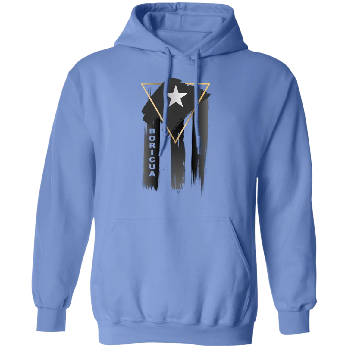 Abstract Boricua Black Flag Hoodie