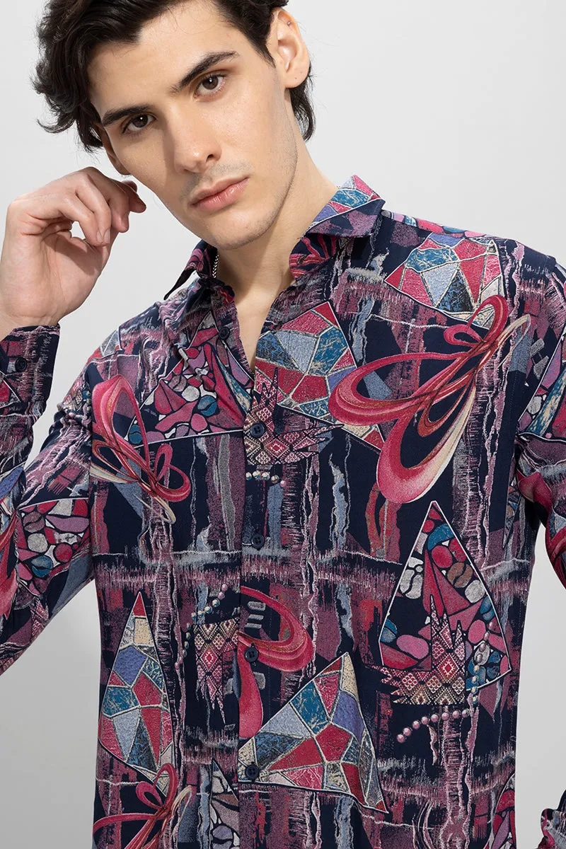 Abstractic Purple Shirt