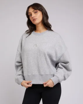 Active Tonal Sweater Grey Marle