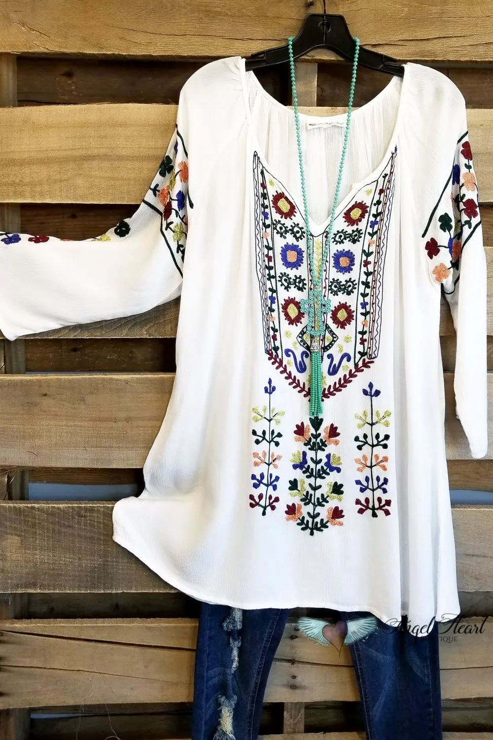 AHB EXCLUSIVE - Love Note Tunic - White