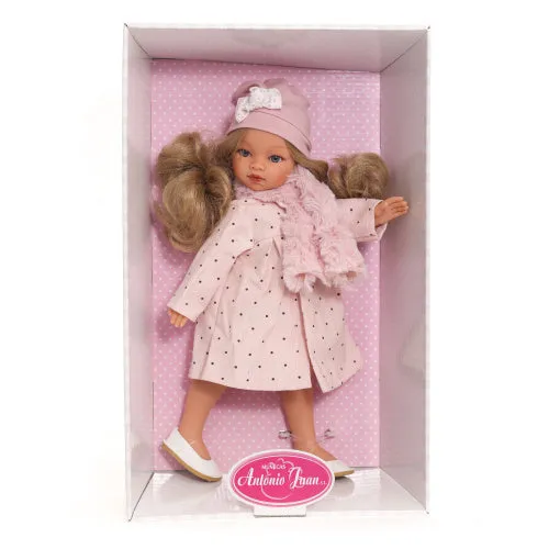 Antonio Juan Doll - Blonde Hair Emily with Coat