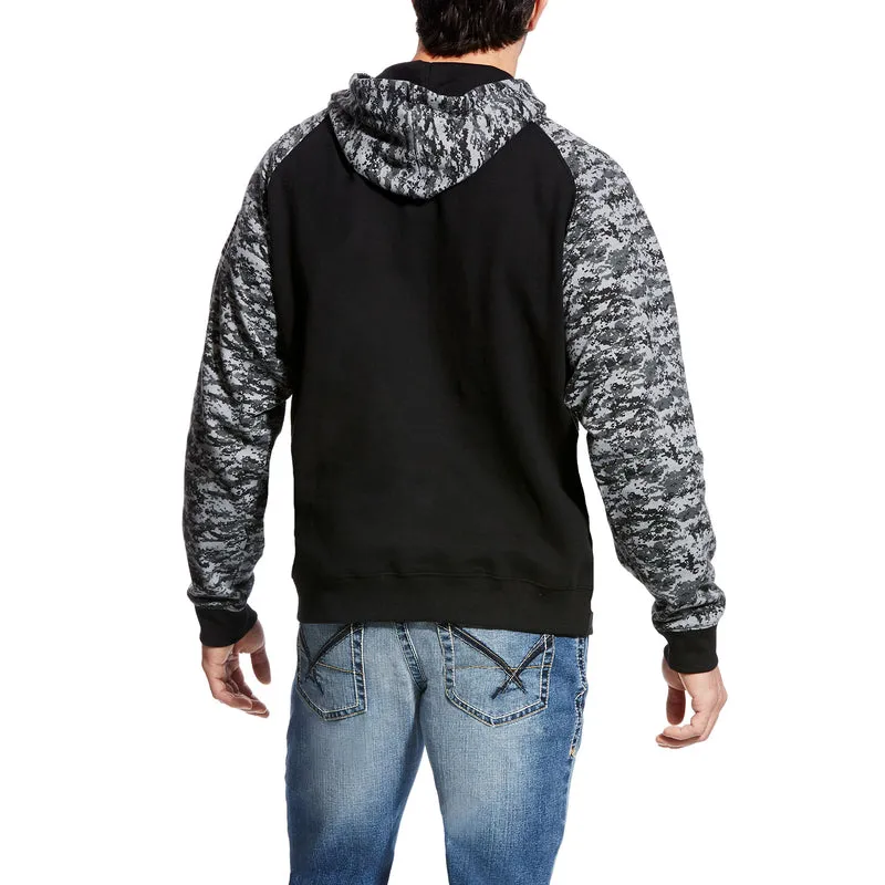 'Ariat' Men's Patriot Hoodie - Black