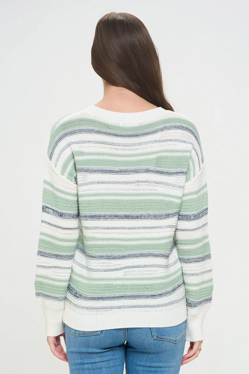 Aurora Meadow Striped Sweater