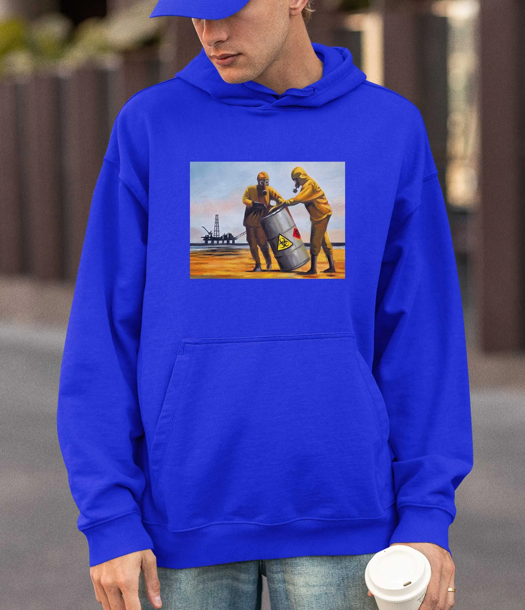 Banksy Hoodie - Beach Clean up