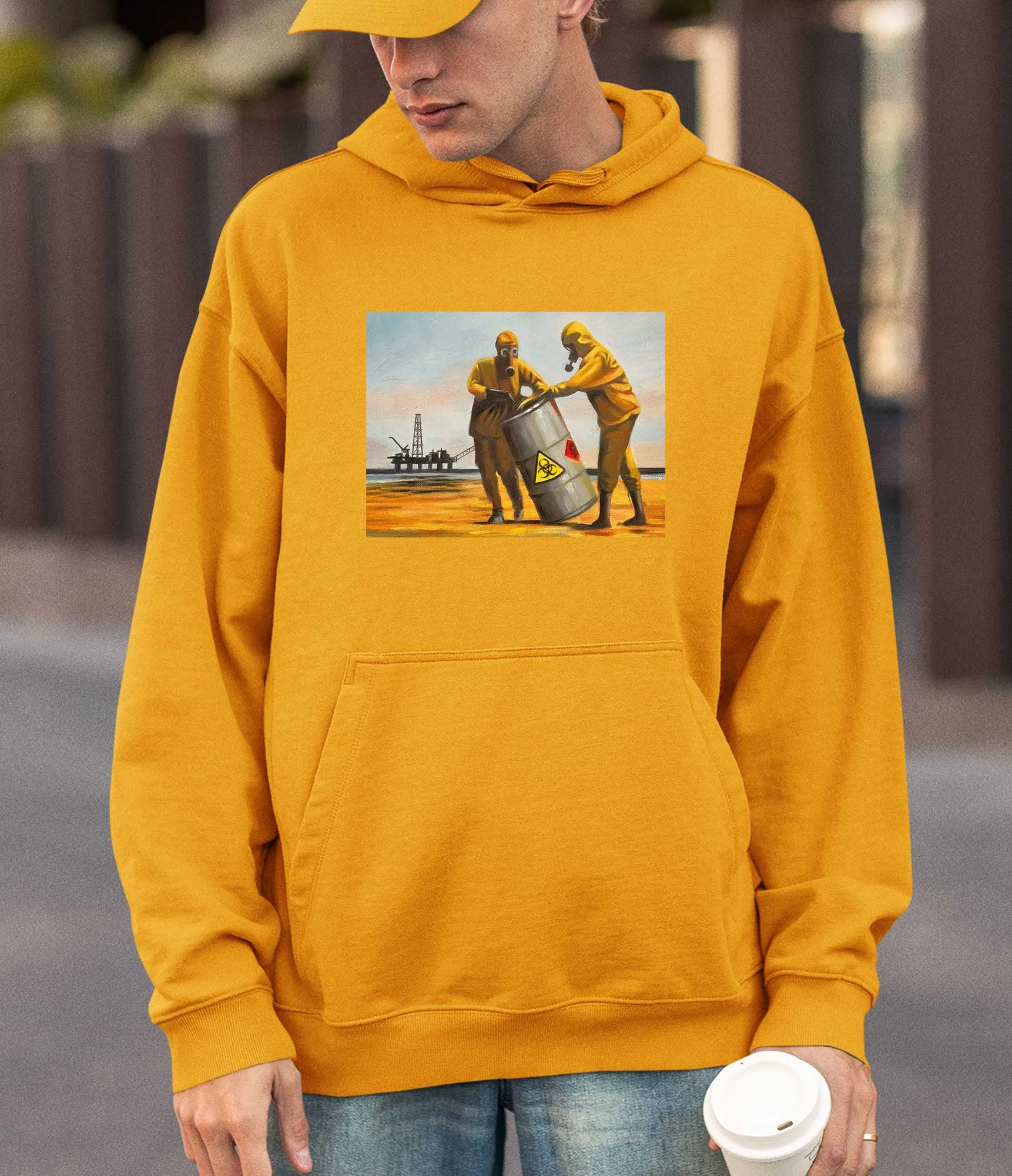 Banksy Hoodie - Beach Clean up