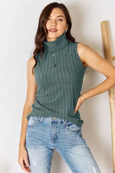 Basic Bae Ribbed Turtleneck Tank