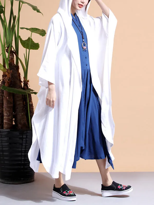 Batwing-sleeves Loose Cape Coat