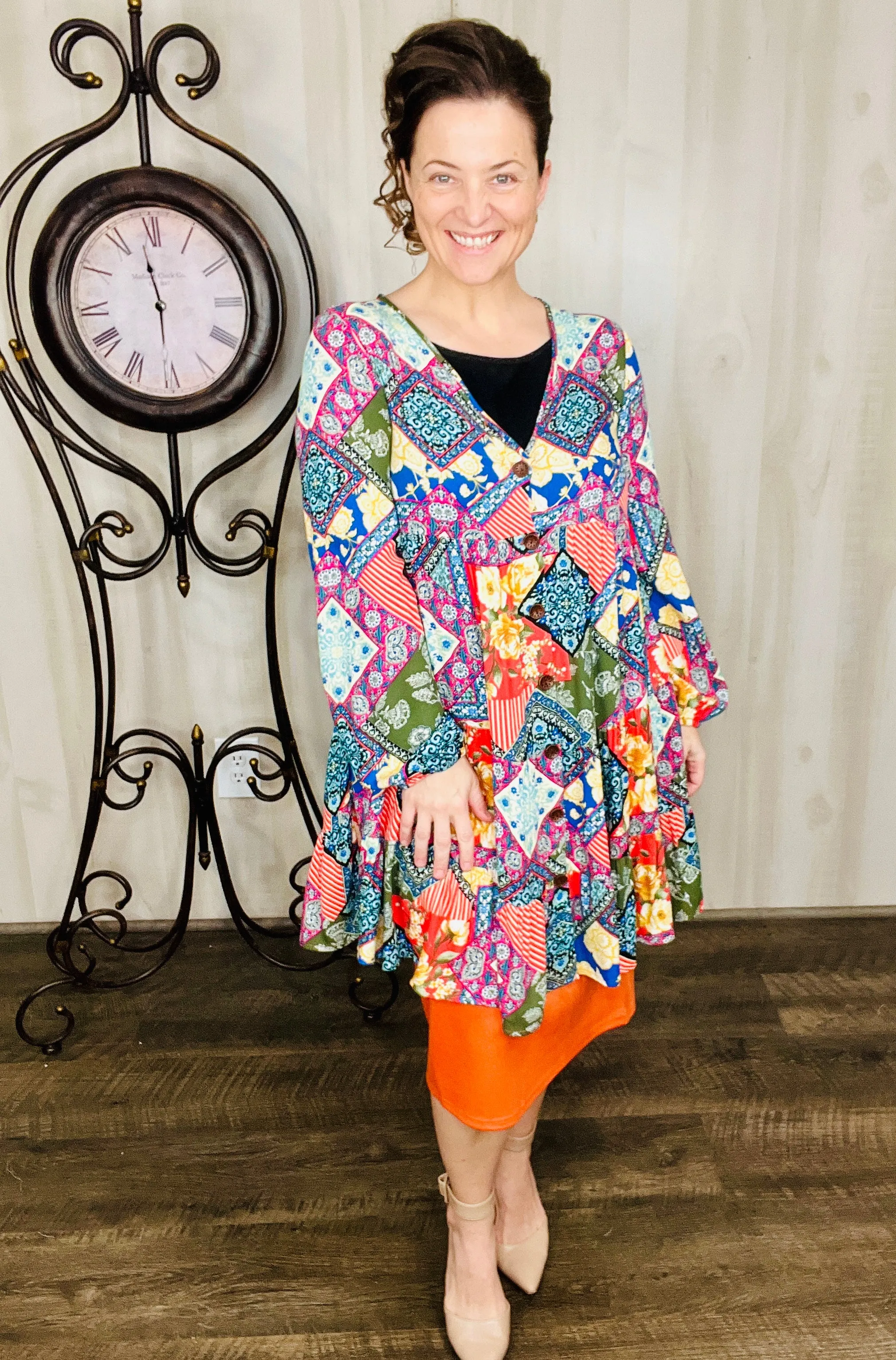 Beautiful Days Multi-Print Tunic