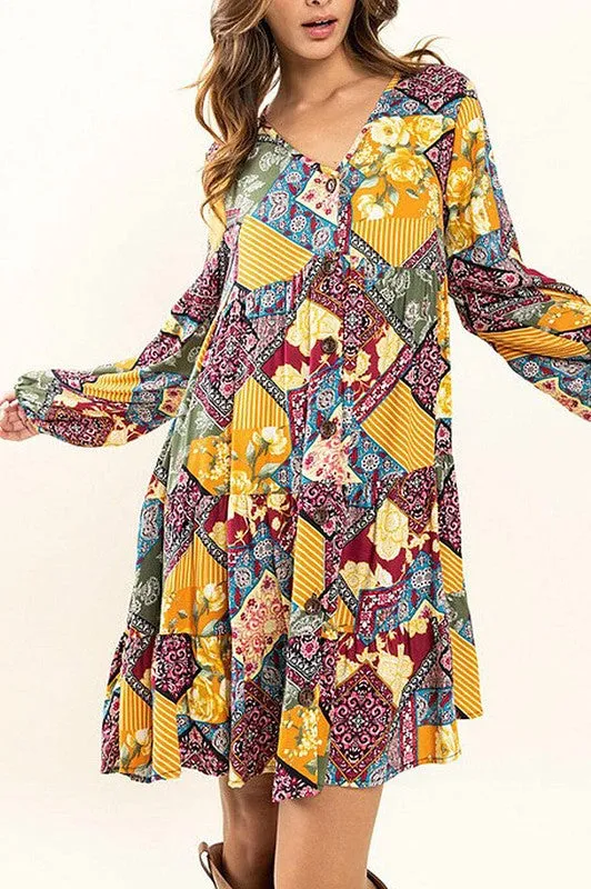 Beautiful Days Multi-Print Tunic