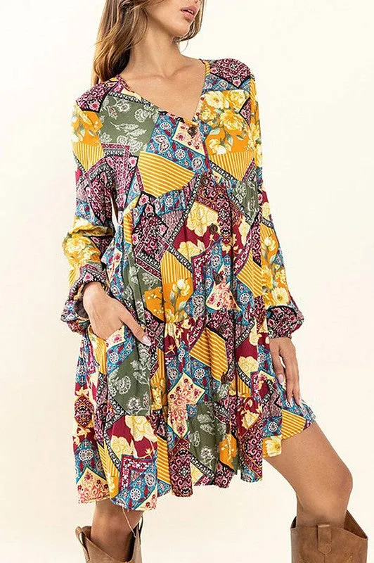 Beautiful Days Multi-Print Tunic