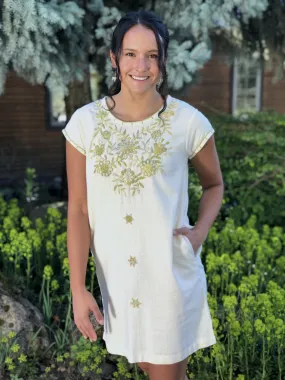 Belen Ivory Tunic Dress