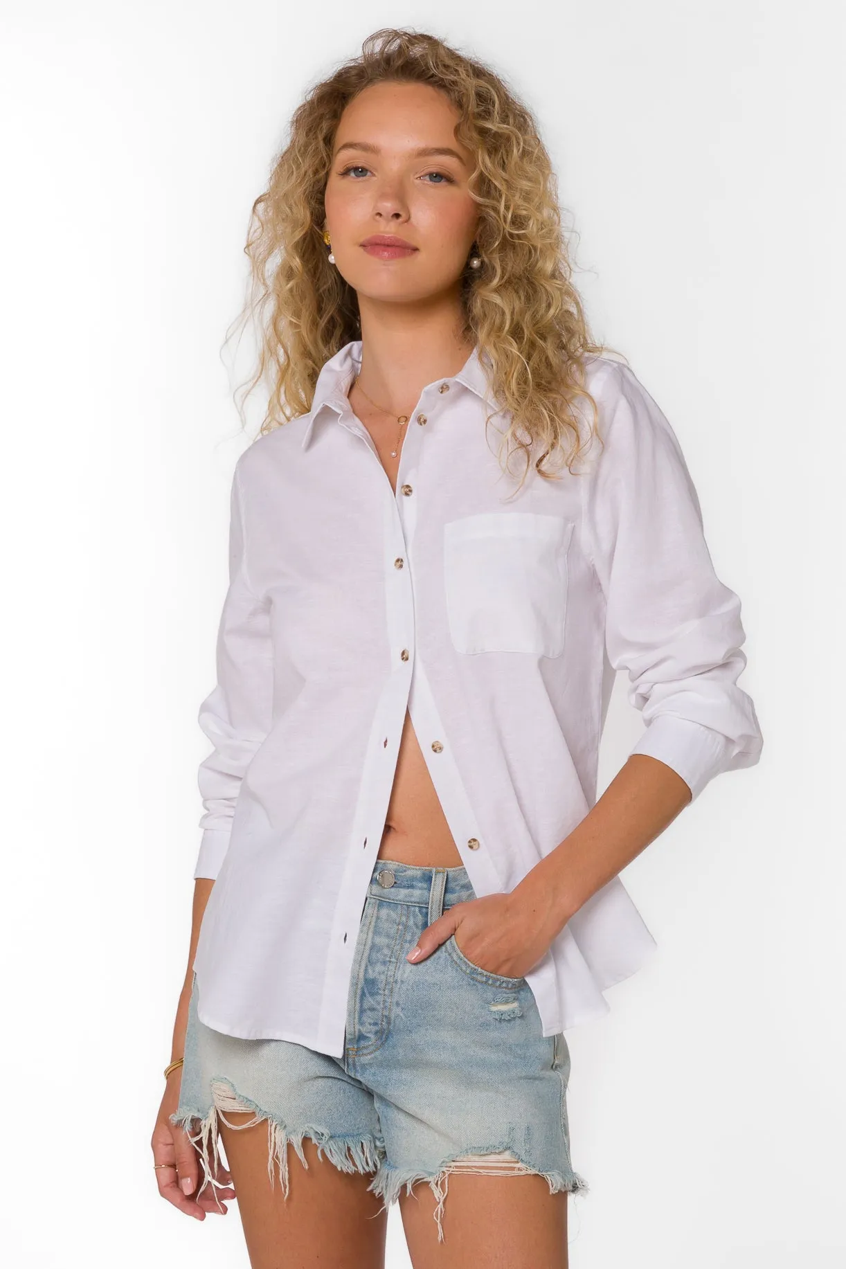 Belle White Shirt