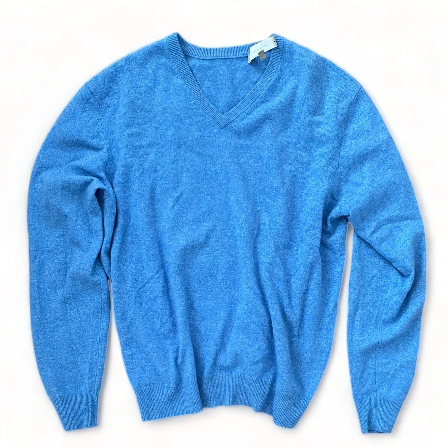 Blue Cashmere Boyfriend Sweater