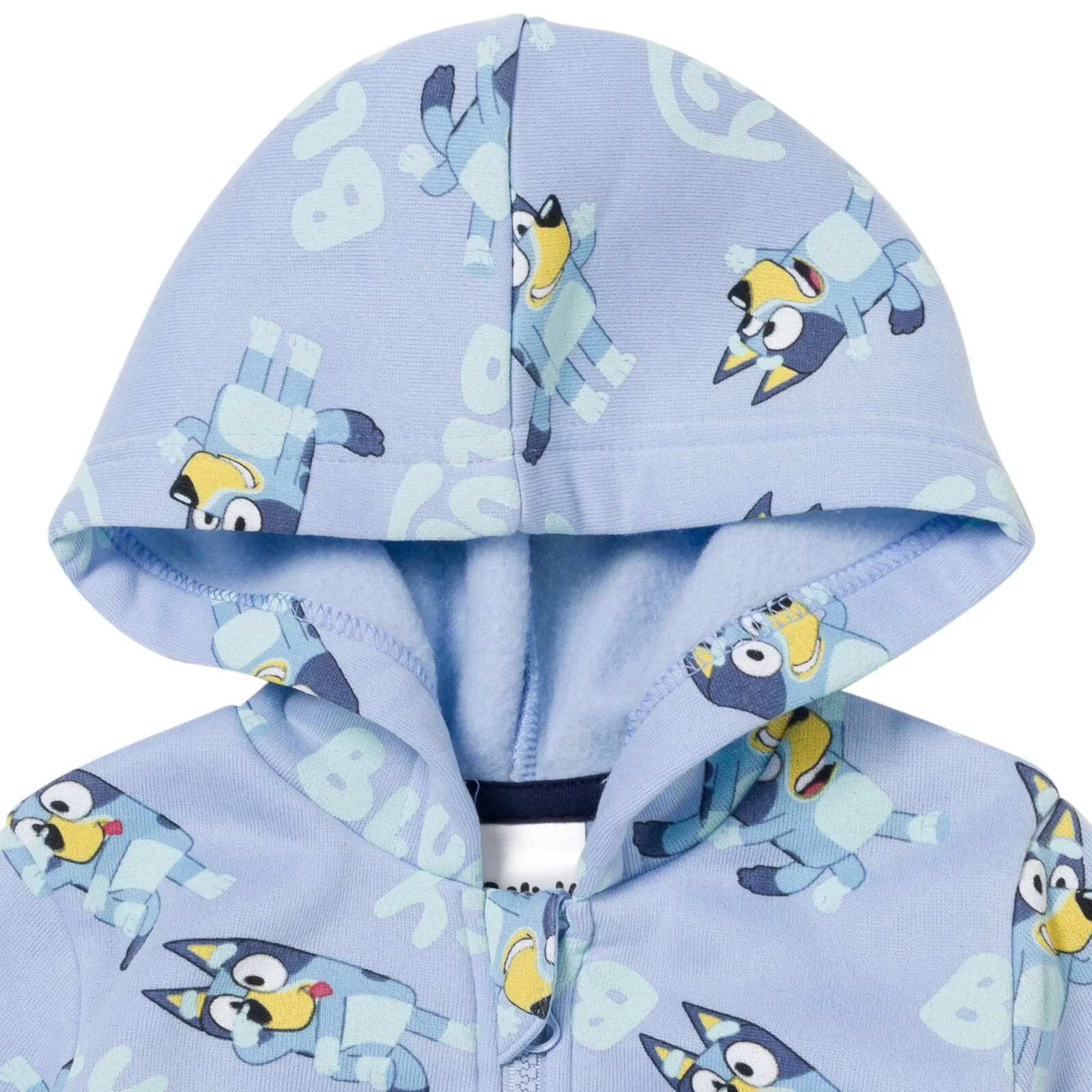 Bluey Fleece Zip Up Hoodie Set