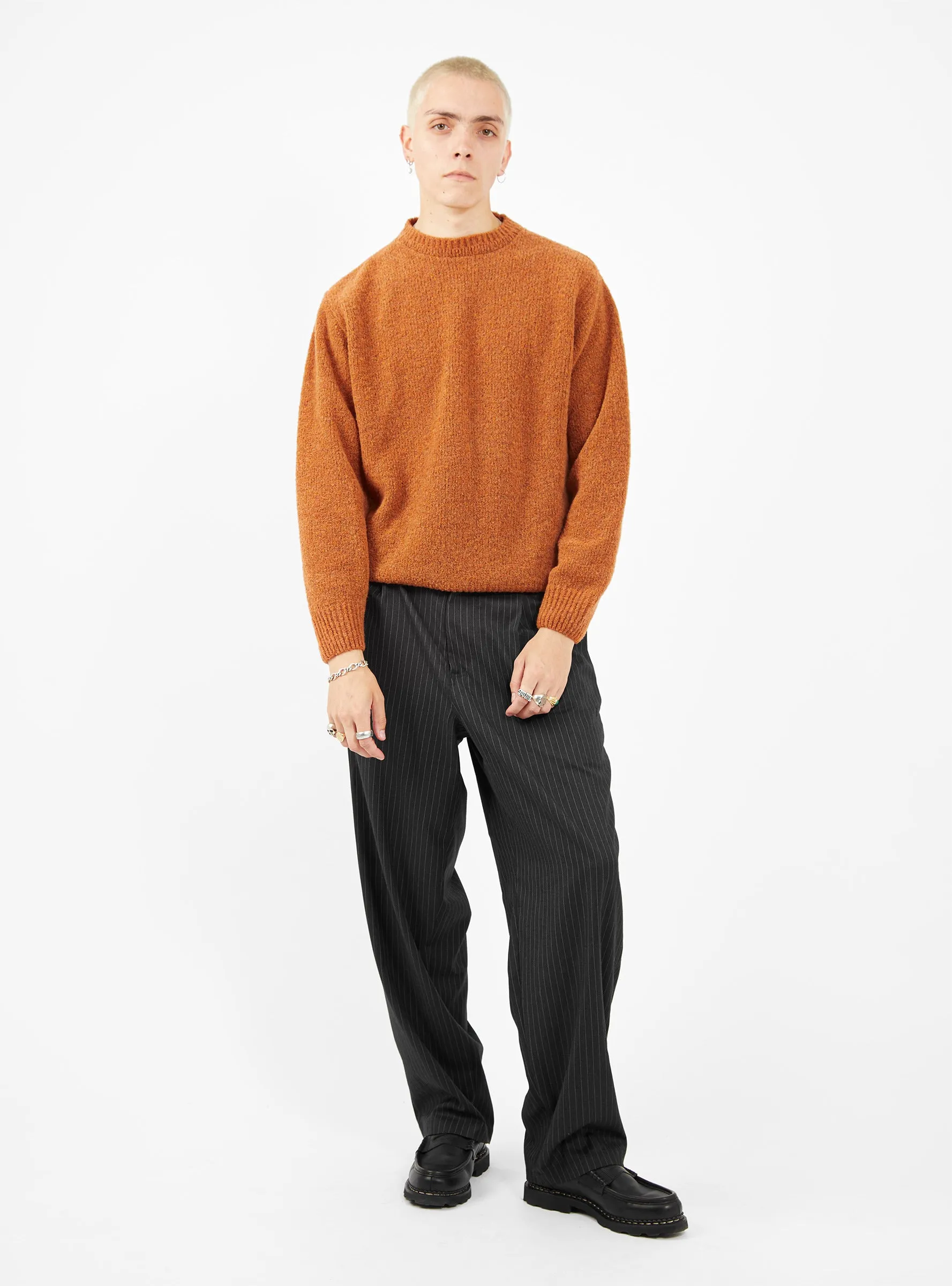 Boucle Sweater Tobacco Brown