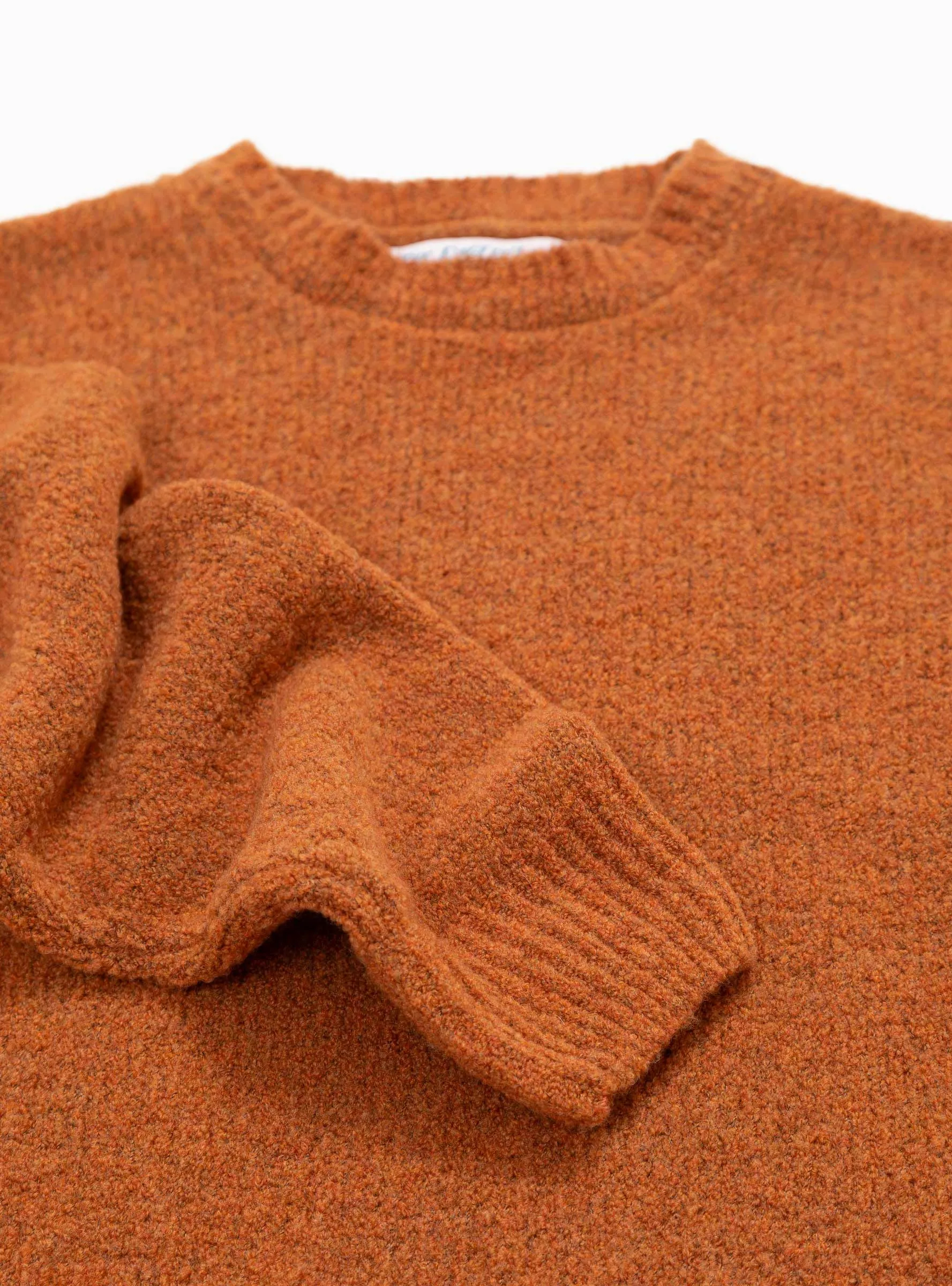 Boucle Sweater Tobacco Brown