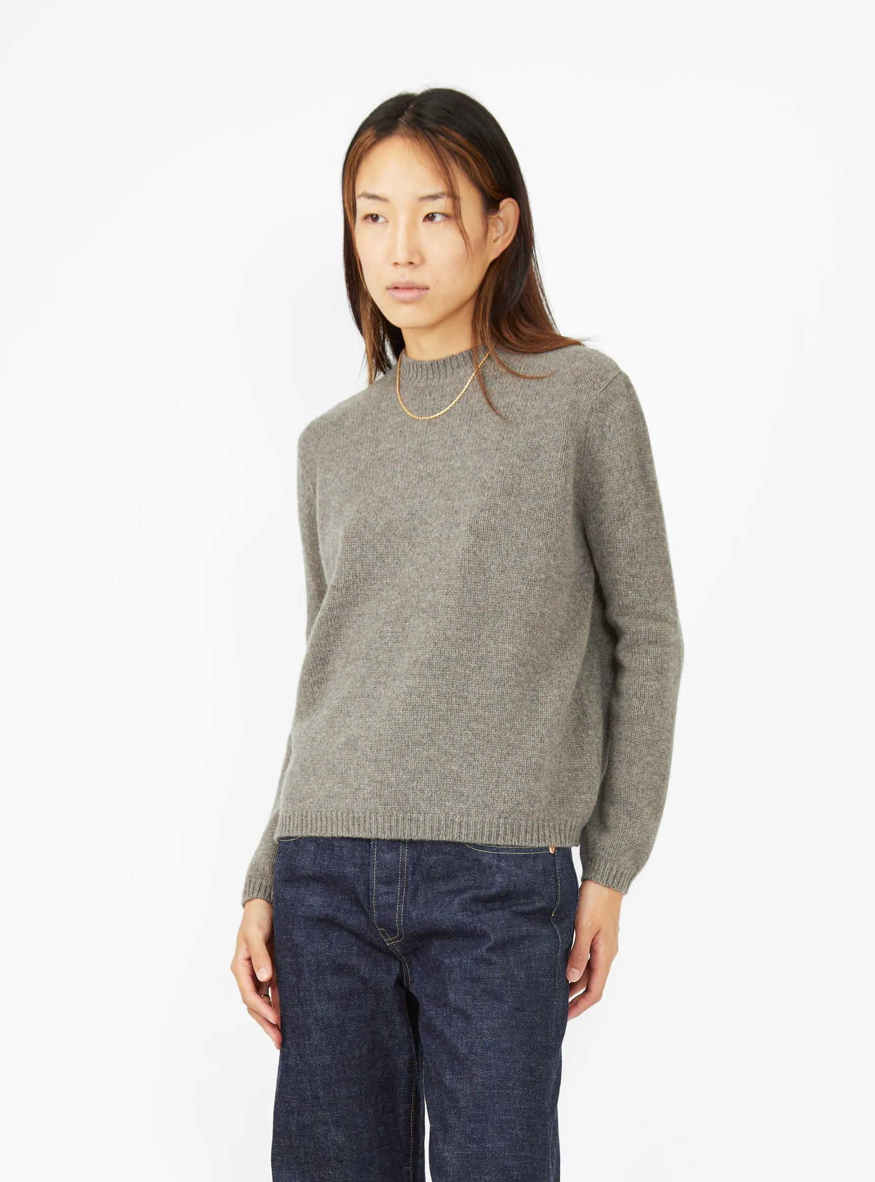 Boxy Sweater Otter Brown