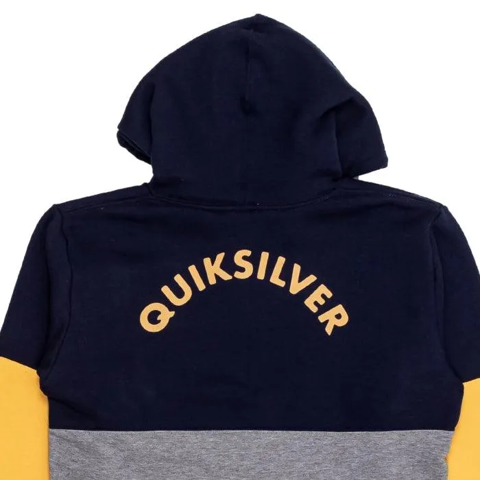 Buzo Quiksilver School Time Boys Azul Gris