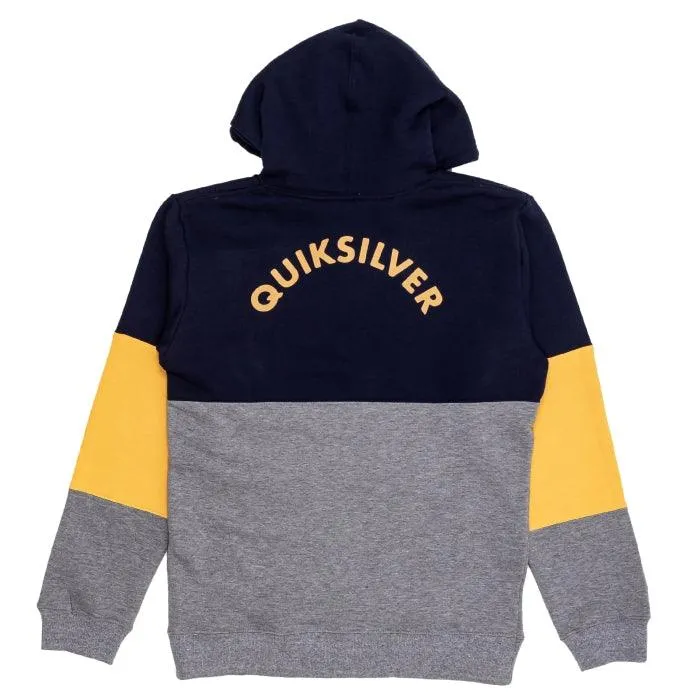 Buzo Quiksilver School Time Boys Azul Gris