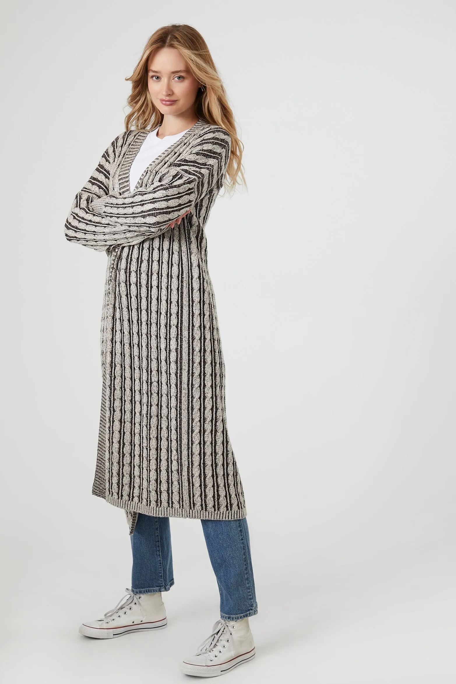 Cozy, Stylish Cable Knit Duster Cardigan Sweater for Women