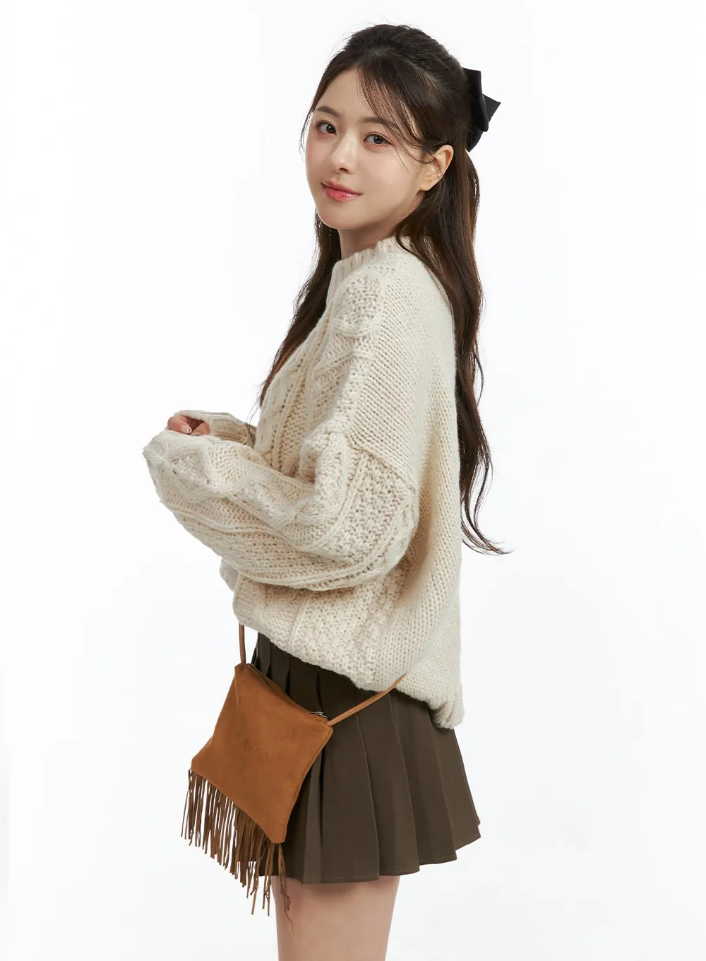 Cable Knit Sweater OJ412