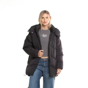 Campera Abrigo Rusty Higher Puffer Coat Ld* Negro