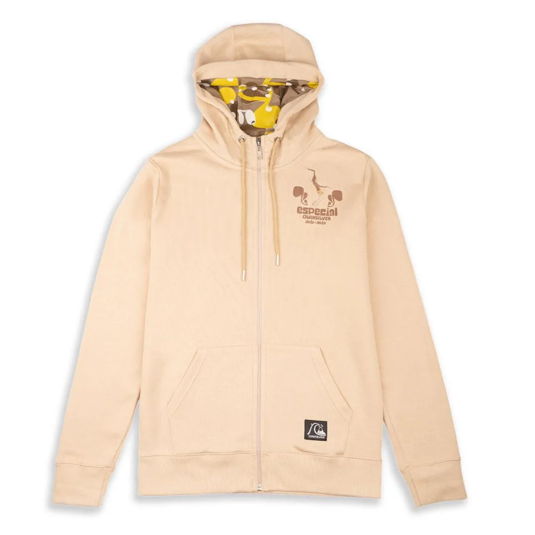 Campera Quiksilver Andy   Andy Logo Beige