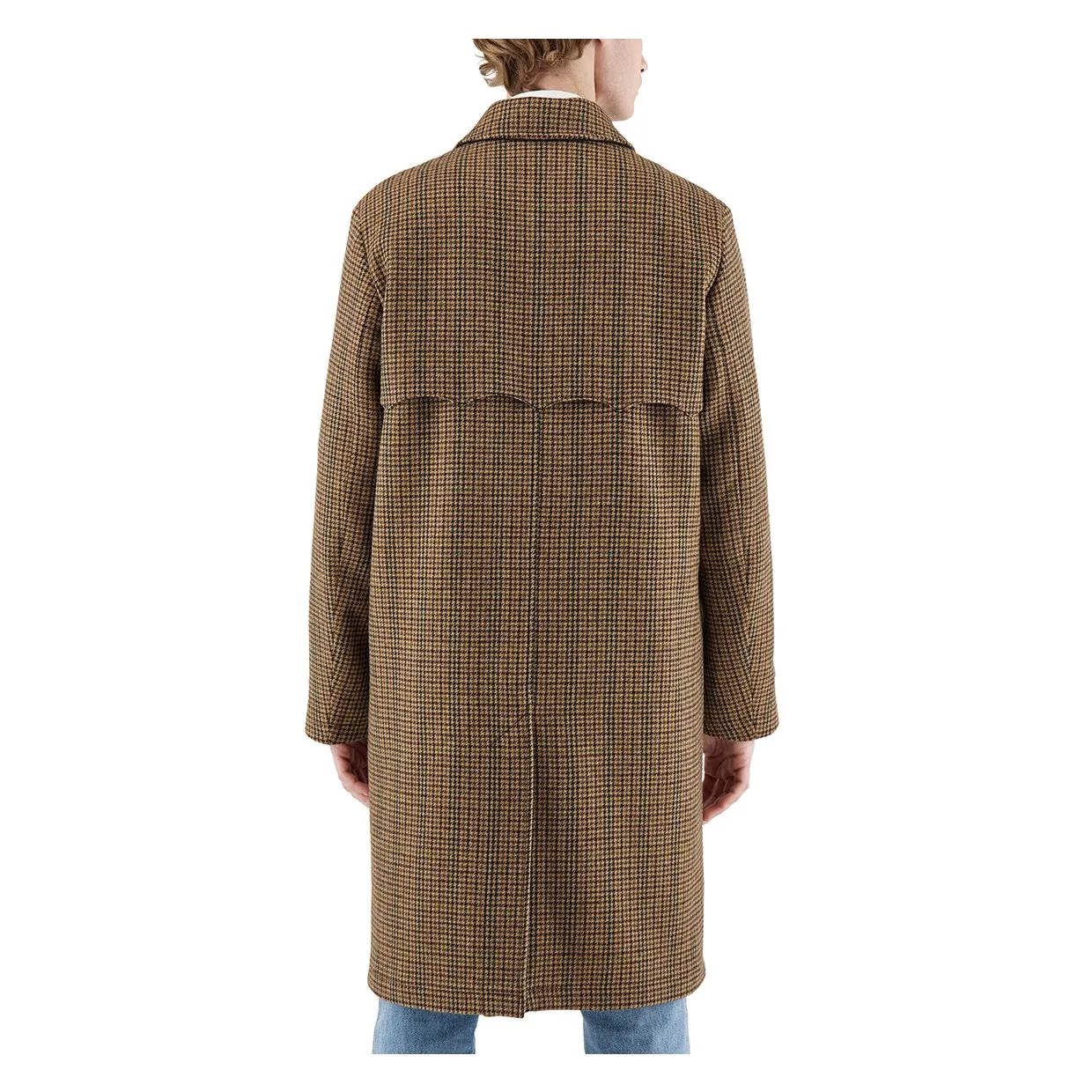 Cappotto Baracuta Paul Coat Wool Marrone Scuro