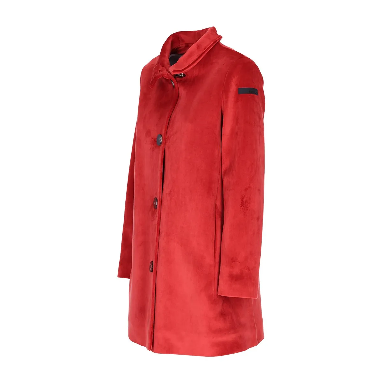 Cappotto RRD Neo Velvet Coat Lady Rosso