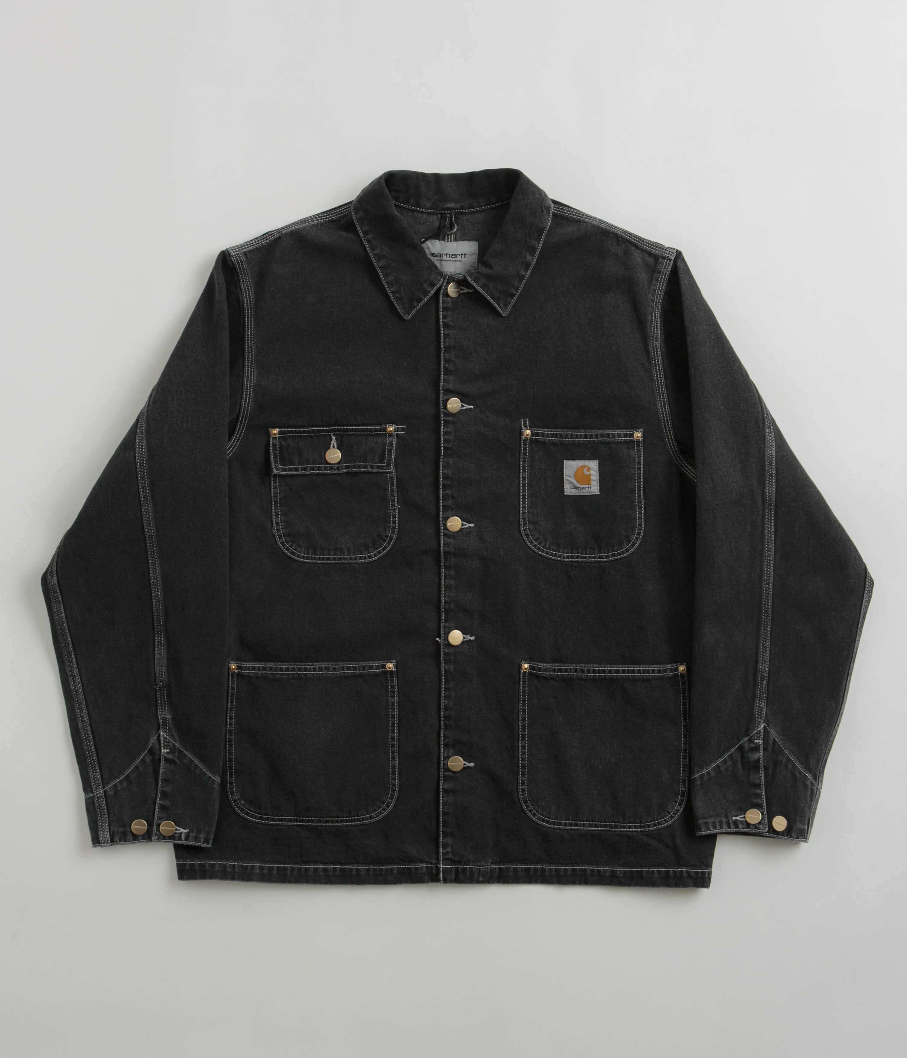 Carhartt OG Chore Coat - Heavy Stone Washed Black