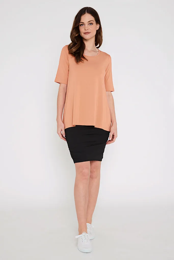 Carter Tunic Top - Apricot