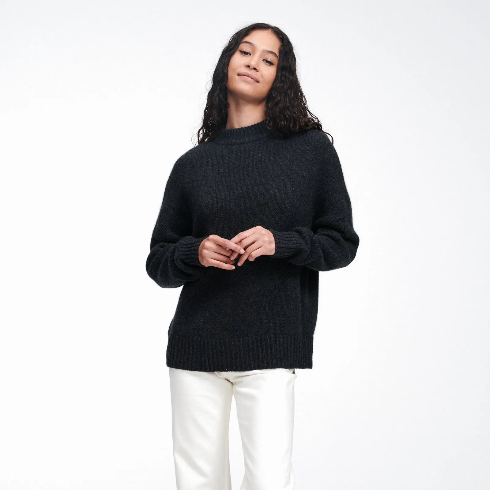 Cashmere Oversized Crewneck Sweater