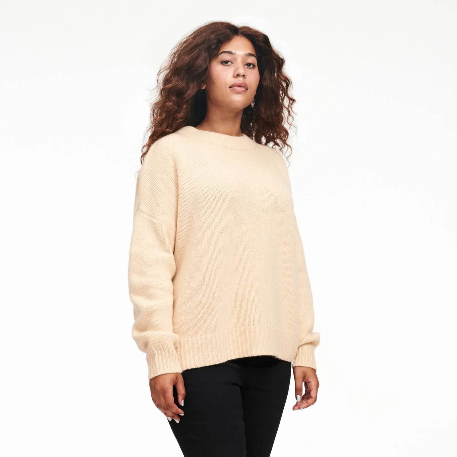 Cashmere Oversized Crewneck Sweater