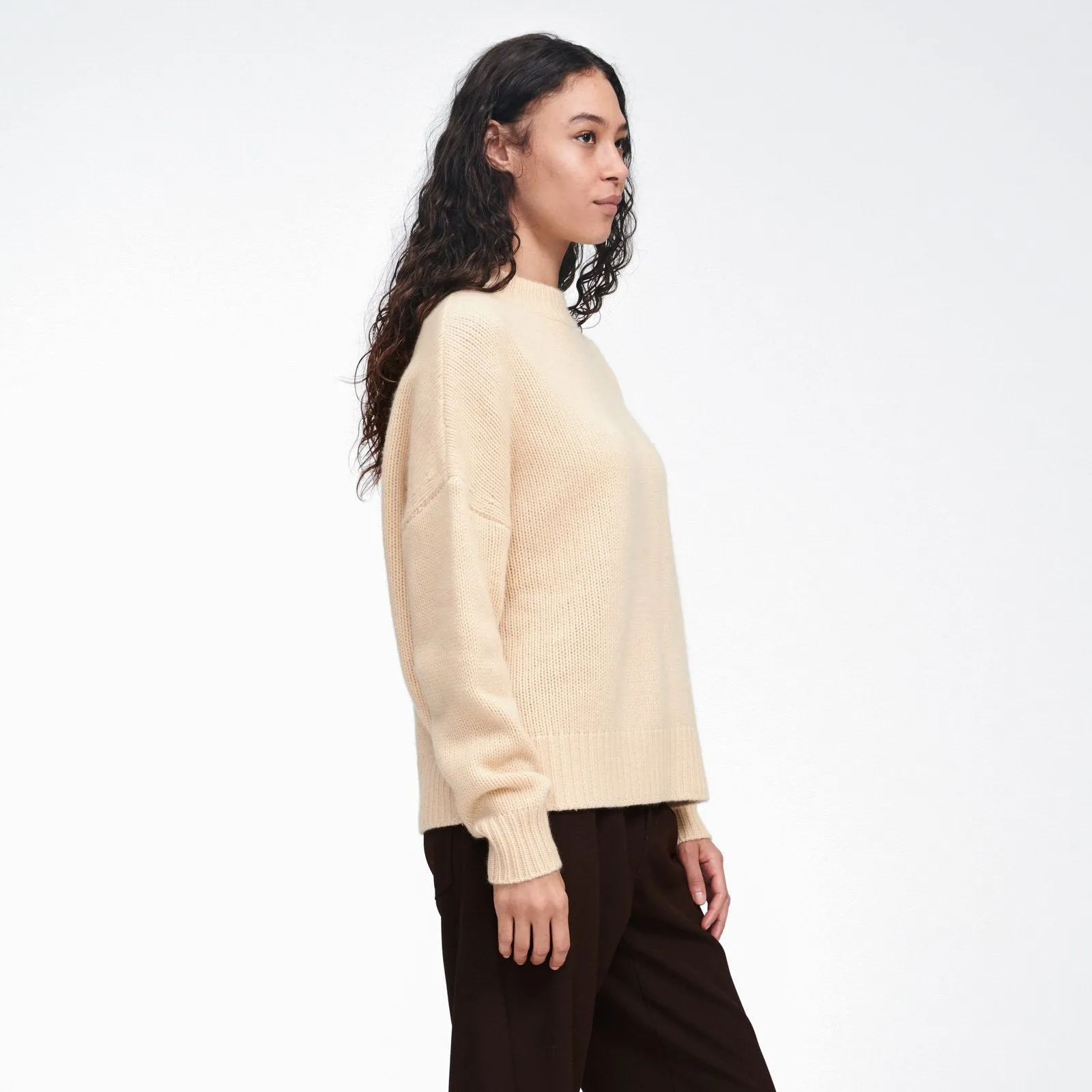 Cashmere Oversized Crewneck Sweater