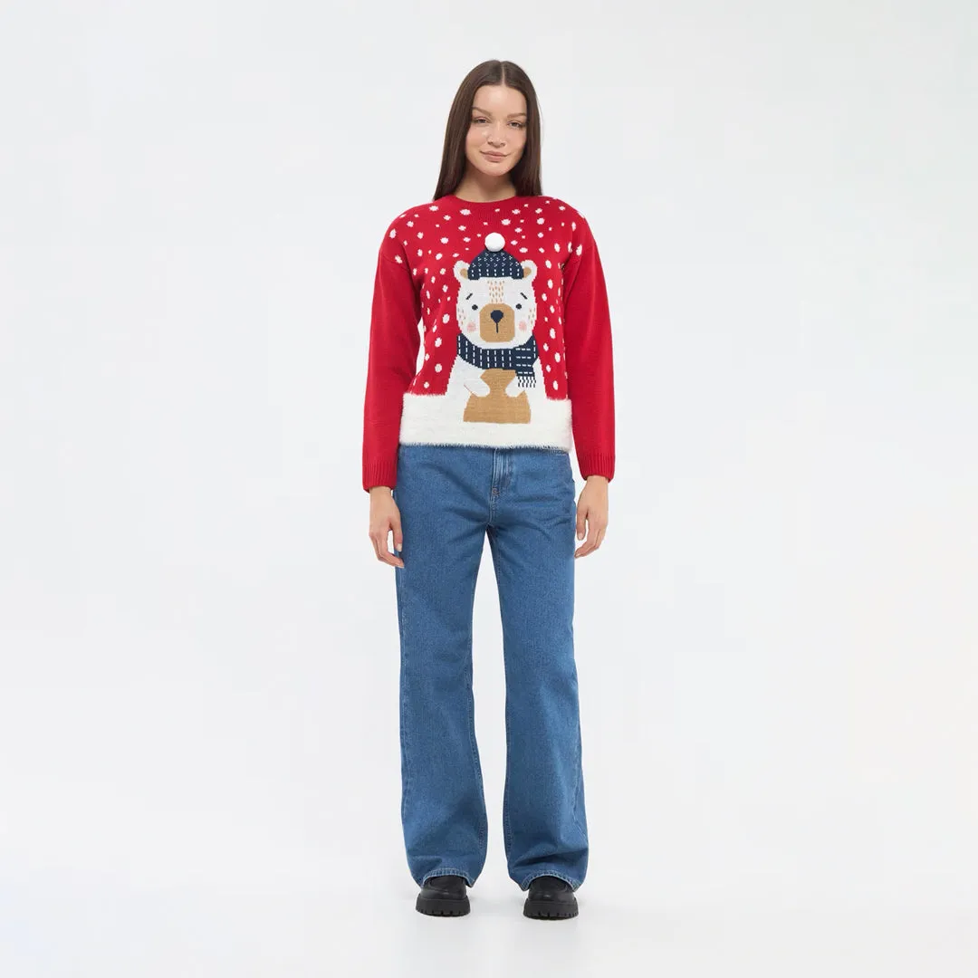 Christmas Bear Jacquard Sweater