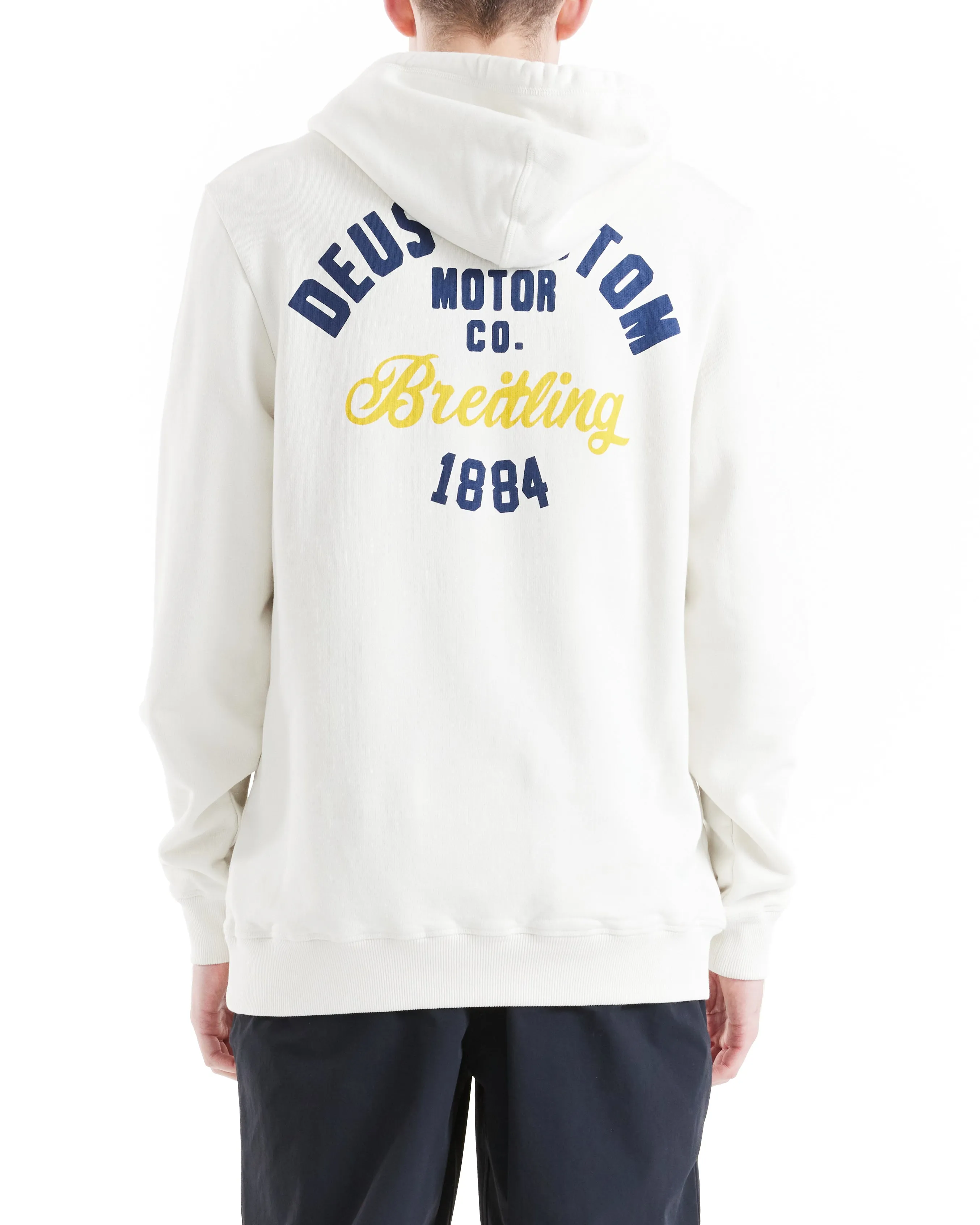 College Hoodie - Vintage White