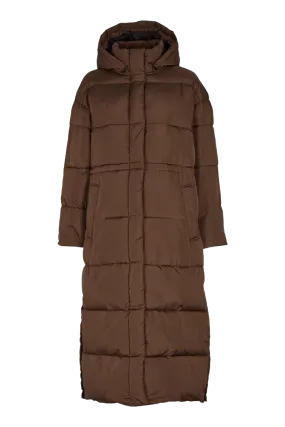 Dagmar Long Coat - Chocolate