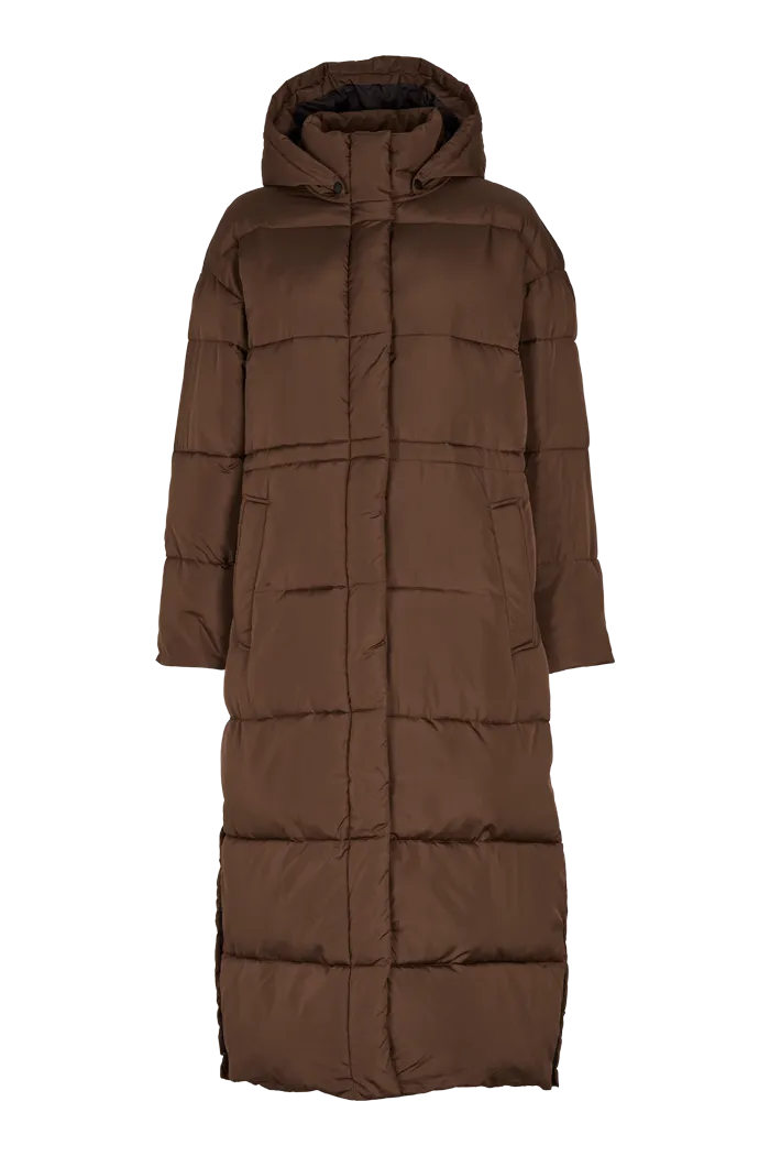 Dagmar Long Coat - Chocolate