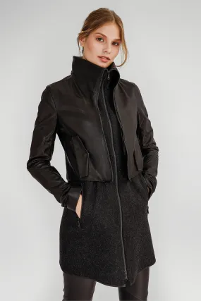 Dottie - Anthracite Wool Coat