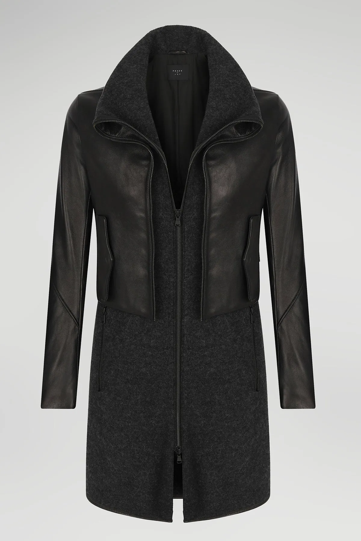 Dottie - Anthracite Wool Coat