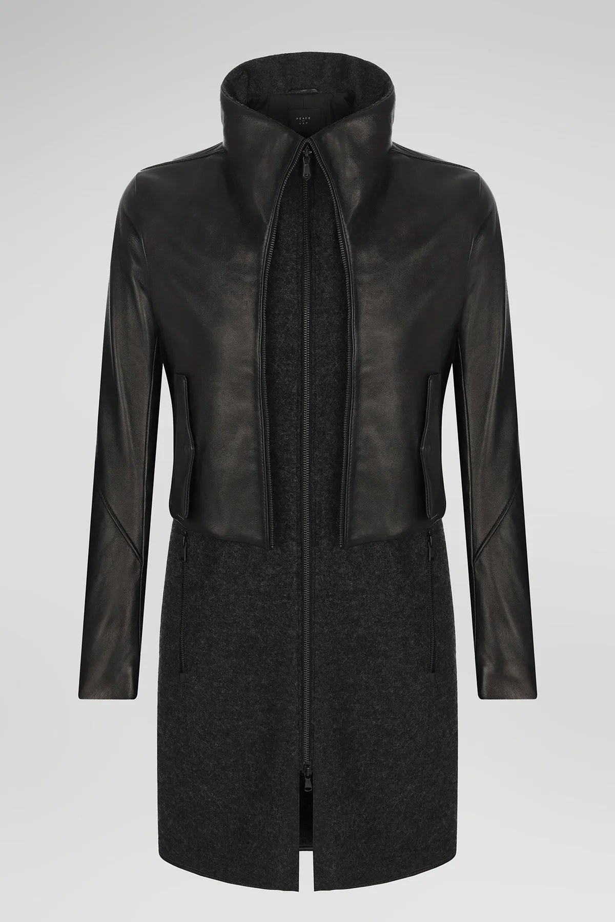 Dottie - Anthracite Wool Coat