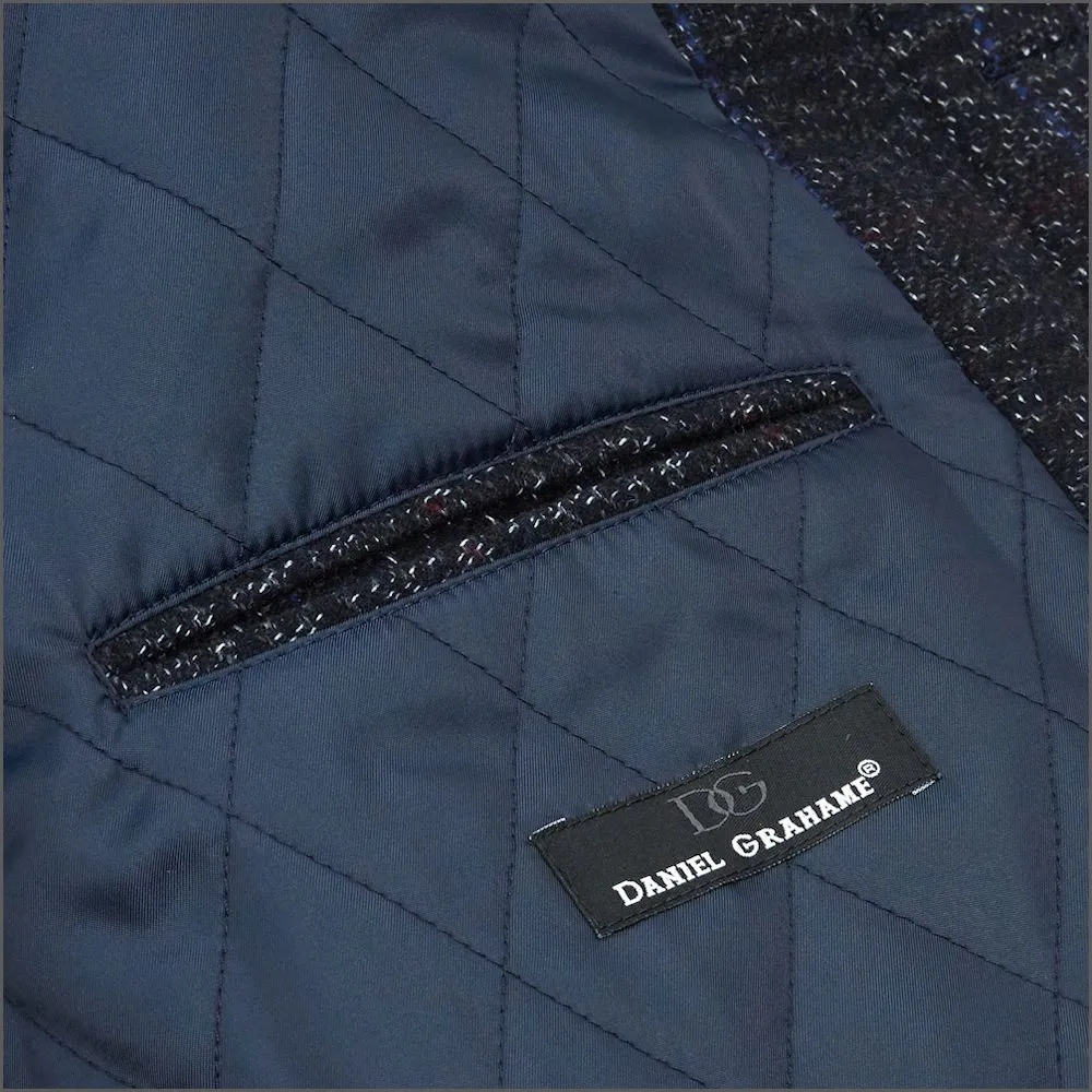 Douglas Wool Rich Carville Navy Over Coat<>