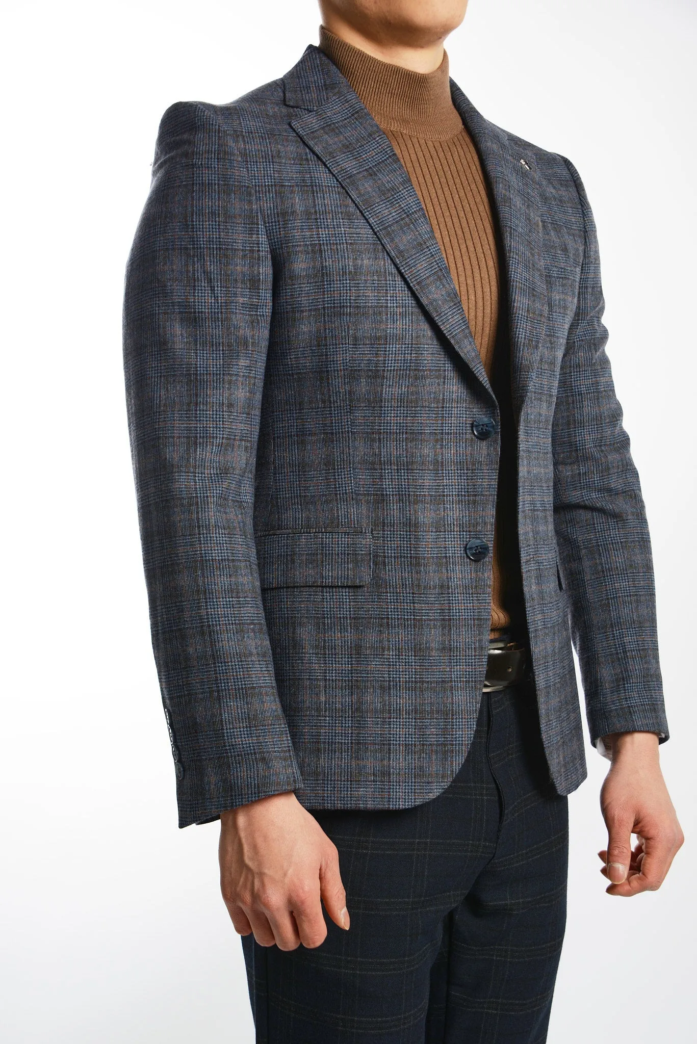 DT Glen Plaid Euro Sport Coat