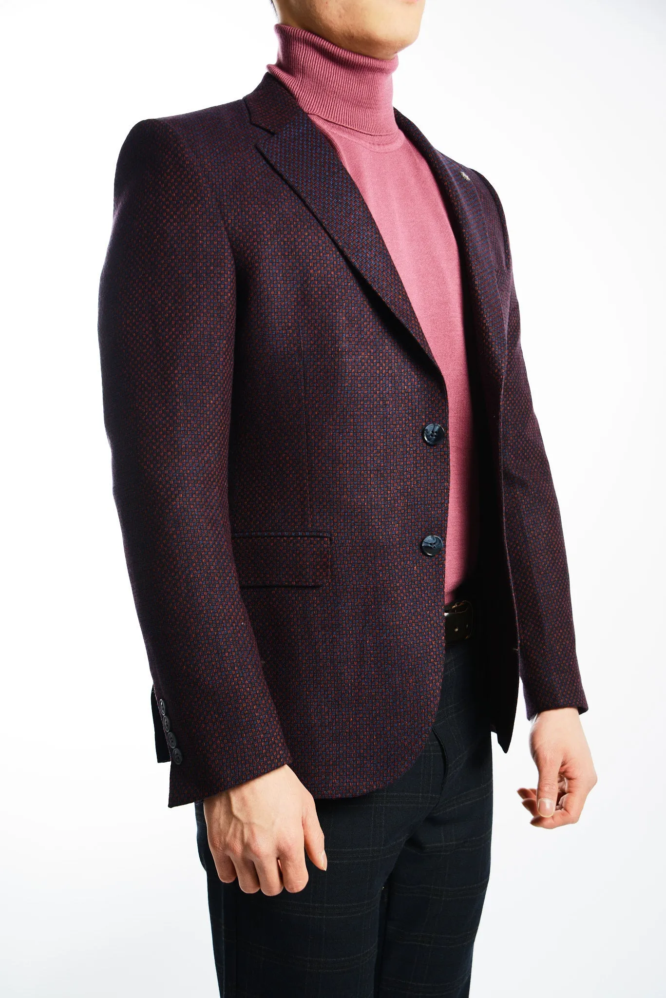 DT Two Tone Dot Euro Sport Coat