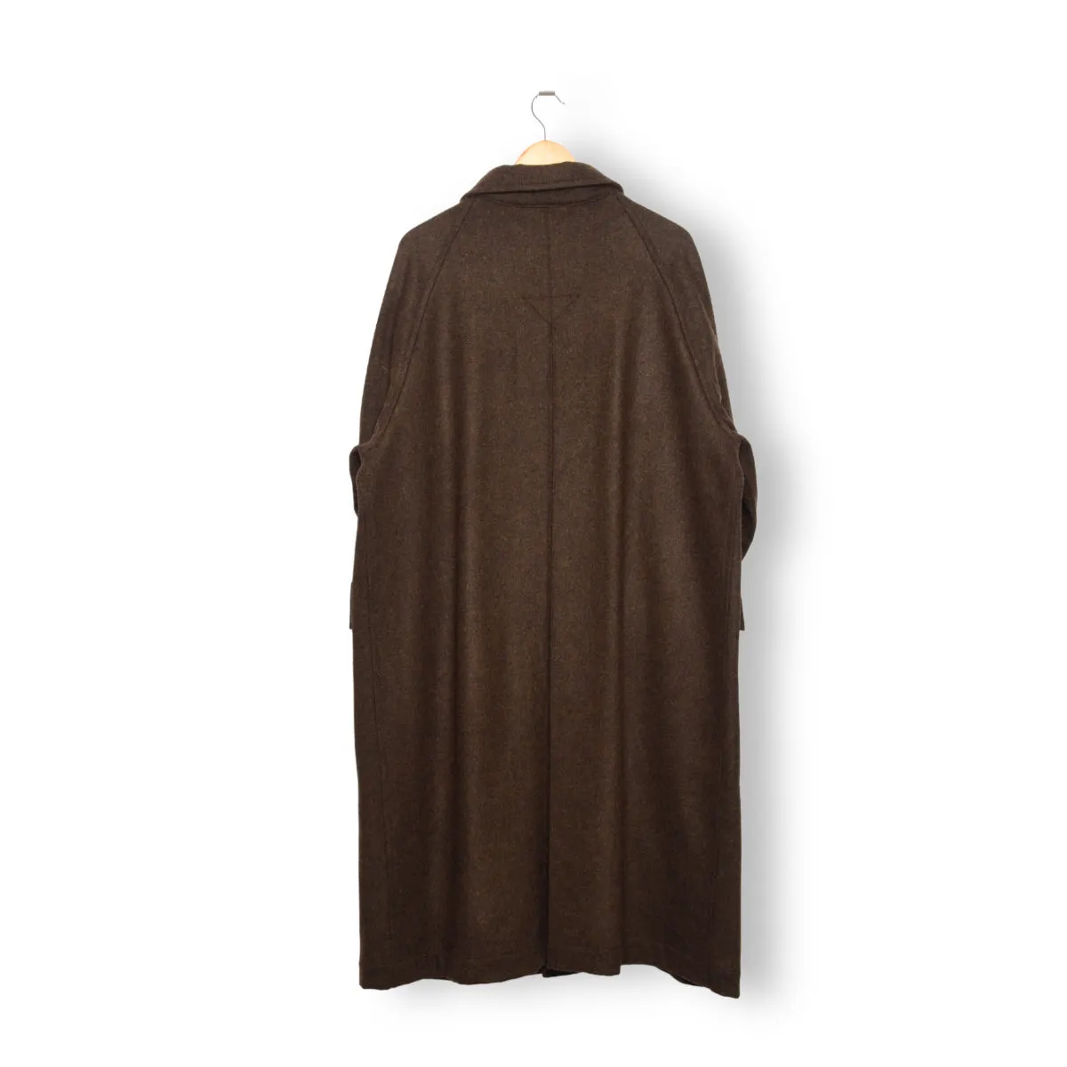 Frank Leder Loden Coat marled walnut