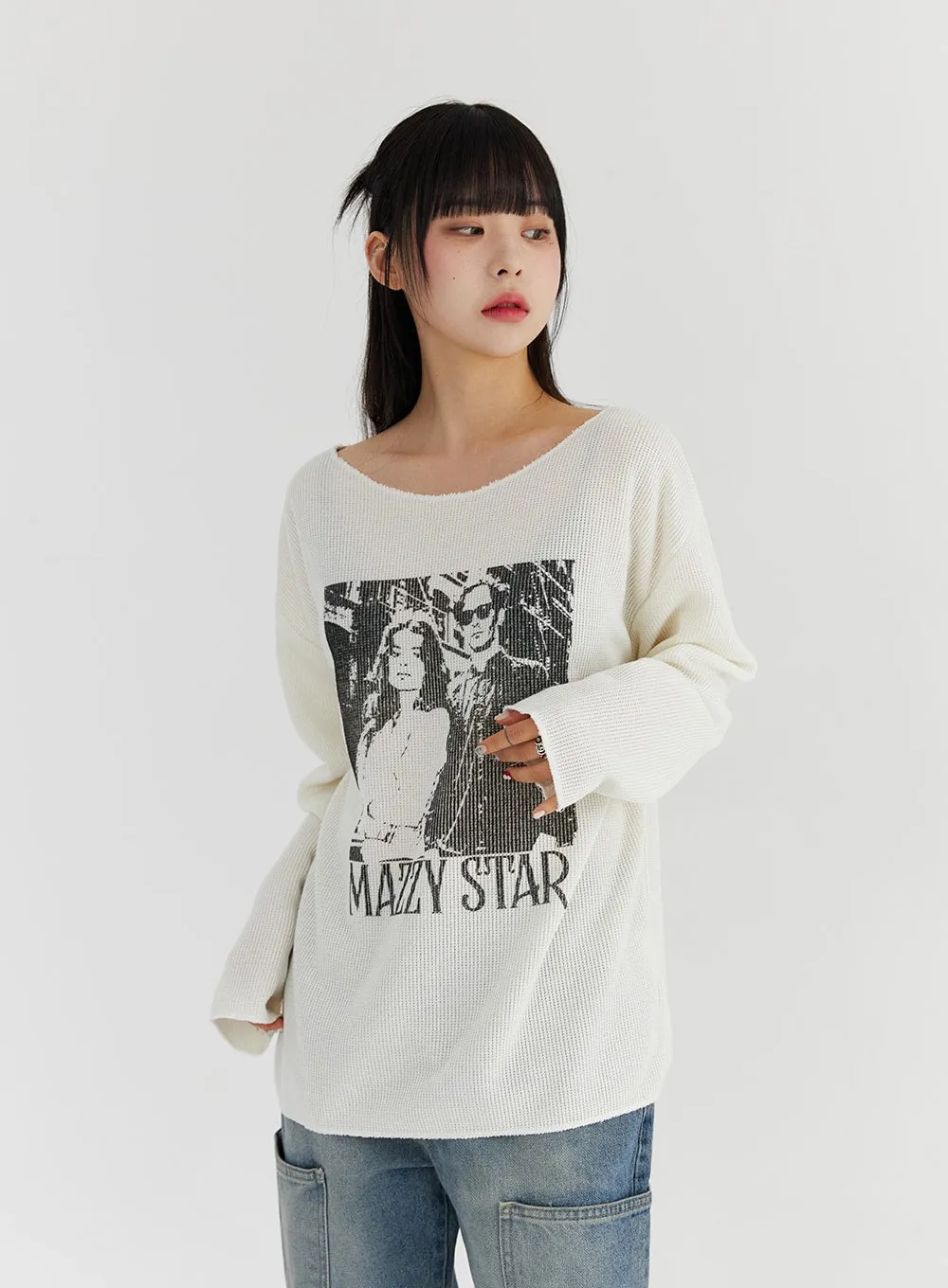 Cozy Graphic Sweater Pullover - CS327