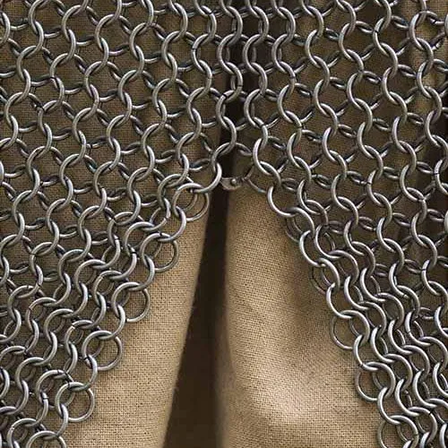 Half Sleeve Chainmail Shirt - Steel