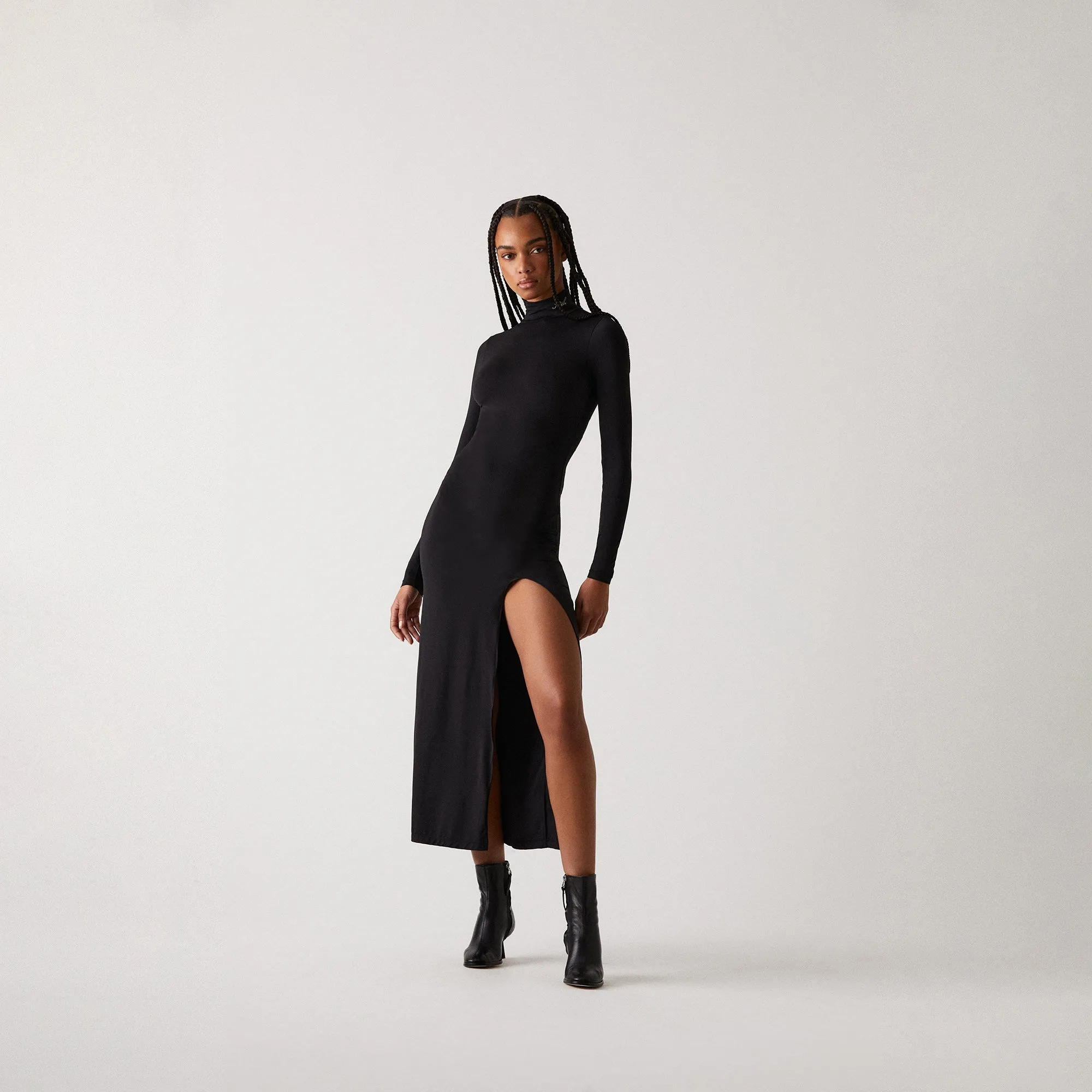 Kith Women Ariah Turtleneck Maxi - Black